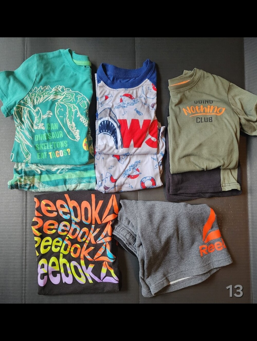 Boys Short Sleeve/Shorts/PJ Sets Lot of 8 (Size 8)